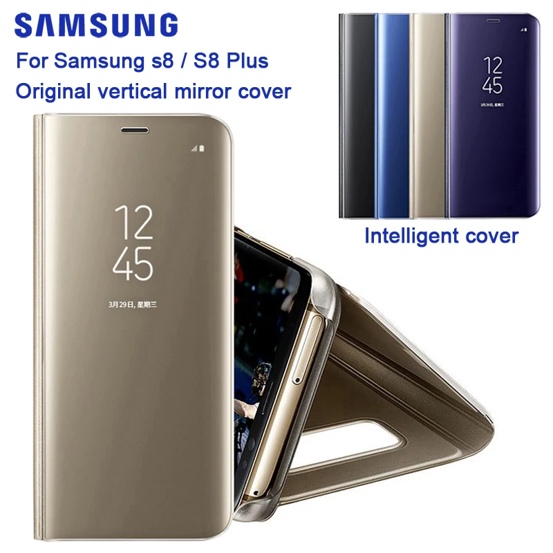 For Samsung Galaxy S8 SM-G9508 S8Plus Mirror Smart Protective Case Original All Inclusive Anti-fall Smart Sleep Clamshell Cover 
For Samsung Galaxy S8 SM-G9508 S8Plus Mirror Smart Protective Case Original All Inclusive Anti-fall Smart Sleep Clamshell Cover