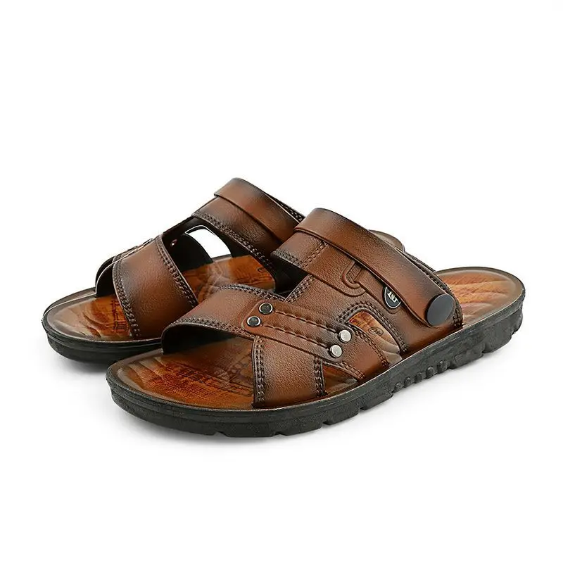 Summer Middle-aged Sandals Men Sandals Double Purpose Shoes Dad Anti-slip Gladiator Sandals Men's Hollow out Breathable Sandals
Summer Middle-aged Sandals Men Sandals Double Purpose Shoes Dad Anti-slip Gladiator Sandals Men's Hollow out Breathable Sandals