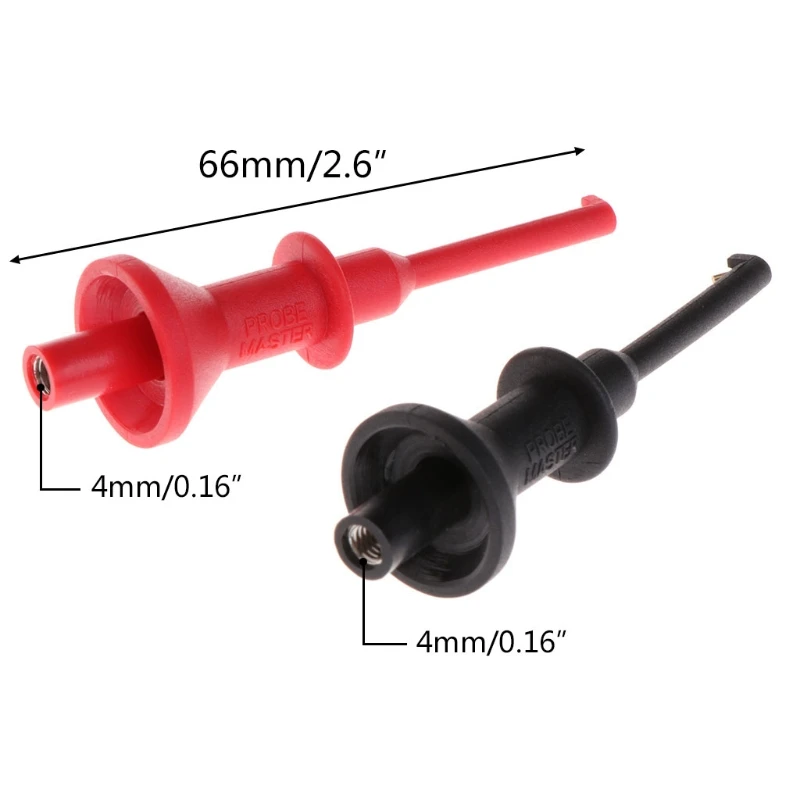 Testing Hook Clip Multimeters Test Lead Extension Probe Aperture 4mm Plug-in WXTC
Testing Hook Clip Multimeters Test Lead Extension Probe Aperture 4mm Plug-in WXTC