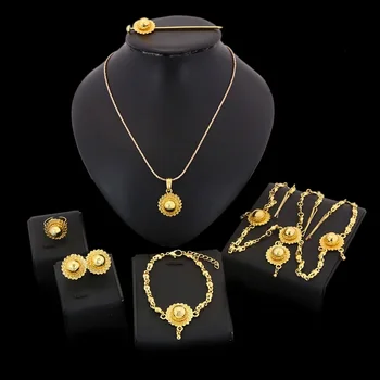 Yulaili High Quality Classic Six Pieces Design Ethiopia Jewelry Sets for Women Wedding Bridal Jewellery Free Shipping
Yulaili High Quality Classic Six Pieces Design Ethiopia Jewelry Sets for Women Wedding Bridal Jewellery Free Shipping