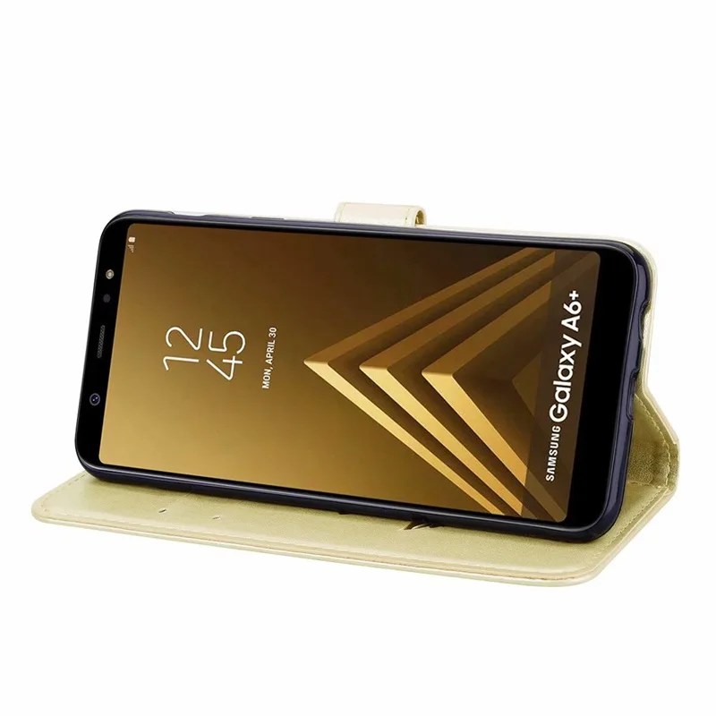 Кожаный чехол бумажник для Samsung A7 A6 A8 J4 J6 Plus J8 2018 J2 Core A5 J1 J3 J5 J7 2017 2016 J120|Бамперы| |
