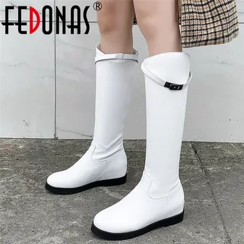 FEDONAS Back Zipper Women Knee High Boots Autumn Winter Warm Snow Party Shoes Euro Style High Boots Buckle Strap Shoes Woman 
FEDONAS Back Zipper Women Knee High Boots Autumn Winter Warm Snow Party Shoes Euro Style High Boots Buckle Strap Shoes Woman