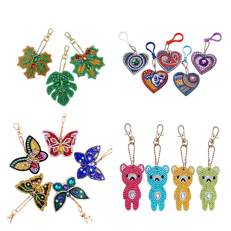 1-6PCS DIY Diamond Keychain Special Shaped Full Diamond Painting Keyring Keychains Cross Stitch Embroidery Women Bag Key Chain
1-6PCS DIY Diamond Keychain Special Shaped Full Diamond Painting Keyring Keychains Cross Stitch Embroidery Women Bag Key Chain