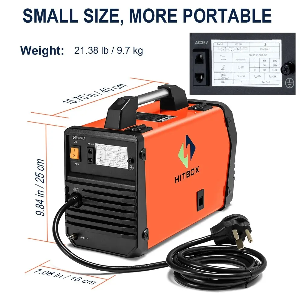 MIG 200A 220V welding machine (3)