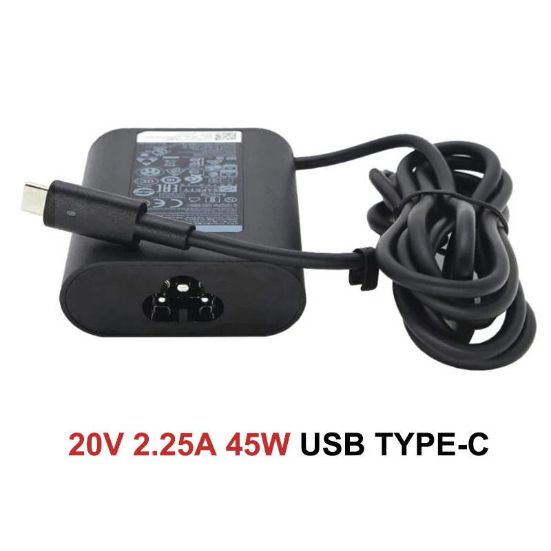 45W AC Charger 20V 2.25A Power Supply Adapter Type-C USB Interface Laptop Charger Adapter for Dell XPS12 9250
45W AC Charger 20V 2.25A Power Supply Adapter Type-C USB Interface Laptop Charger Adapter for Dell XPS12 9250