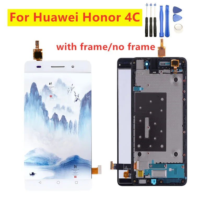 5.0" For Honor 4C LCD Touch Screen Digitizer Assembly With Frame For Huawei Honor 4C CHM-U01/G Play Mini CHC-U01 CHC-U03 LCD
5.0" For Honor 4C LCD Touch Screen Digitizer Assembly With Frame For Huawei Honor 4C CHM-U01/G Play Mini CHC-U01 CHC-U03 LCD