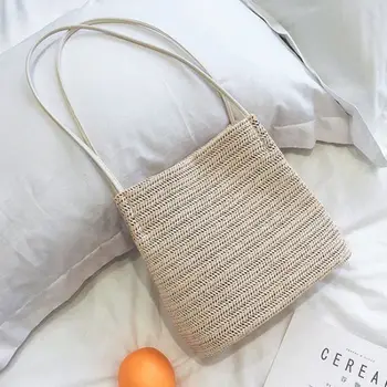Women Girls Rattan Straw Bag Woven Handbag Crossbody Beach Summer Bags
Women Girls Rattan Straw Bag Woven Handbag Crossbody Beach Summer Bags