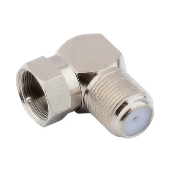 10PCS F Male To F Female Right Angle 90 Degree Coaxial Connector Adapter Connector RG6 RG5
10PCS F Male To F Female Right Angle 90 Degree Coaxial Connector Adapter Connector RG6 RG5