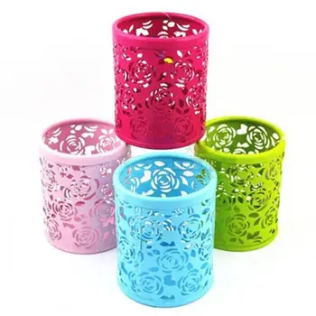 For Elegant Hollow Rose Metal Cylindrical Pen Container for Home Office Desktop Storage
For Elegant Hollow Rose Metal Cylindrical Pen Container for Home Office Desktop Storage
