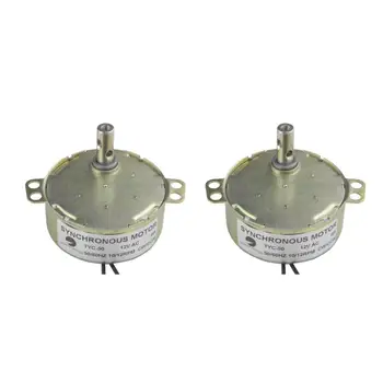 CHANCS 2PCS Gear Turntable Motor TYC-50 12V AC 10-12RPM CW/CCW Reduction Gear Motor Slow Speed Electric Motor
CHANCS 2PCS Gear Turntable Motor TYC-50 12V AC 10-12RPM CW/CCW Reduction Gear Motor Slow Speed Electric Motor