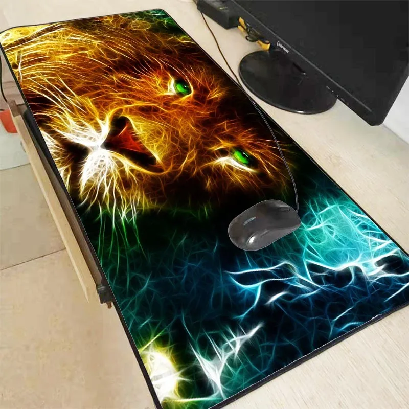 XGZ Tiger Face Large Gaming Mouse Pad Lock Edge Mouse Mat for Laptop Computer Desk Pad Keyboard Mat Mousepad for CSGO LOL Gamer
XGZ Tiger Face Large Gaming Mouse Pad Lock Edge Mouse Mat for Laptop Computer Desk Pad Keyboard Mat Mousepad for CSGO LOL Gamer