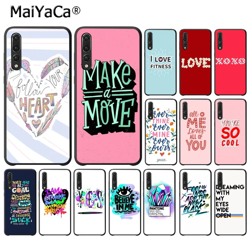 MaiYaCa Color text DIY Luxury High-end Protector Case for Huawei P10 plus Honor 9 10 p30 pro Mate 9 mate 20 lite
MaiYaCa Color text DIY Luxury High-end Protector Case for Huawei P10 plus Honor 9 10 p30 pro Mate 9 mate 20 lite