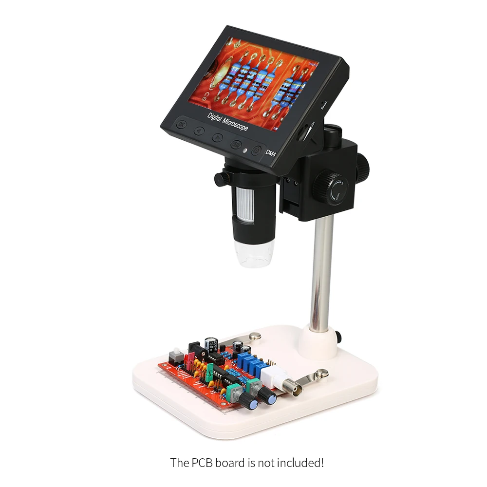 1000X Magnification 4.3" LCD Display Portable Microscope 720P LED Digital Magnifier for Circuit Board Repair Soldering Tool
1000X Magnification 4.3" LCD Display Portable Microscope 720P LED Digital Magnifier for Circuit Board Repair Soldering Tool