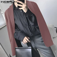 New Men Solid Color Comeforable Casual Streetwear Suits Male Long Sleeve Lapel Suits Jackets Formal Outwear Blazer S-5XL INCERUN
New Men Solid Color Comeforable Casual Streetwear Suits Male Long Sleeve Lapel Suits Jackets Formal Outwear Blazer S-5XL INCERUN