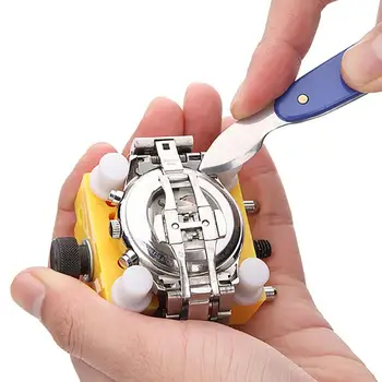 Watch Case Opener Set Remover Rear Cover Opening Devices Kit Battery Changing Tool with Storage Box Watch Repairing Tool
Watch Case Opener Set Remover Rear Cover Opening Devices Kit Battery Changing Tool with Storage Box Watch Repairing Tool