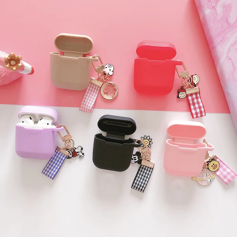 Cute Korean Dog Pendant Decor Silicone Case for Apple Airpods 1 2 Accessories Bluetooth Earphone Case Box Headset Cover Key Ring
Cute Korean Dog Pendant Decor Silicone Case for Apple Airpods 1 2 Accessories Bluetooth Earphone Case Box Headset Cover Key Ring