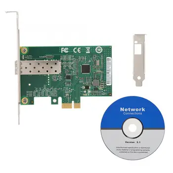 Fiber Gigabit Ethernet Network Card for Intel i210 PCI-Ex1 Single Port SFP Server / General Desktop Network Card 10/100/1000bps
Fiber Gigabit Ethernet Network Card for Intel i210 PCI-Ex1 Single Port SFP Server / General Desktop Network Card 10/100/1000bps