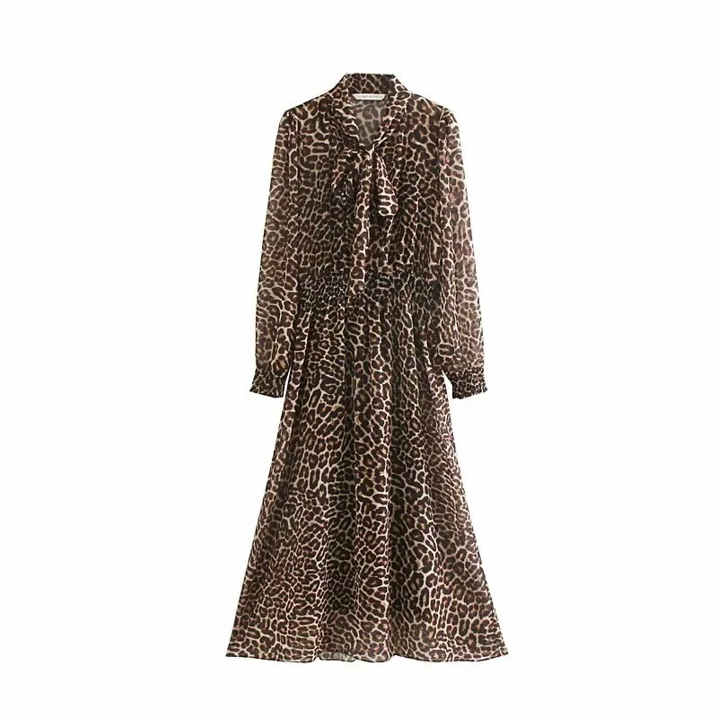 Leopord Pattern Animal Pattern Printed 2019 Autumn WOMEN'S Dress Printed Long Sleeve Fold-down Collar Big Hemline Dress Long Ski
Leopord Pattern Animal Pattern Printed 2019 Autumn WOMEN'S Dress Printed Long Sleeve Fold-down Collar Big Hemline Dress Long Ski