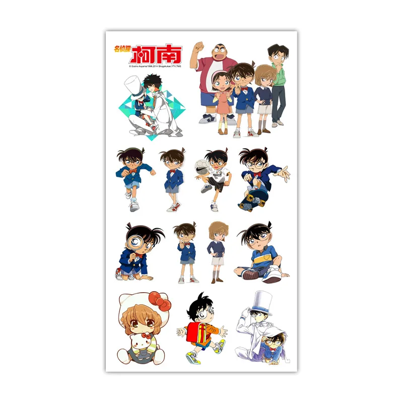 1pc Detective Conan Tattoo Sticker Anime Stiker Water Transfer Temporary Children Tattoos Paper For Kids Body Arm
1pc Detective Conan Tattoo Sticker Anime Stiker Water Transfer Temporary Children Tattoos Paper For Kids Body Arm