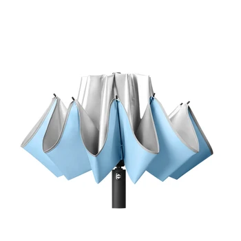 Automatic Men Folding Reverse Umbrella Parasol Titanium Silver Anti-UV Women Travel Sun Umbrella Long Handle Business Parapluie
Automatic Men Folding Reverse Umbrella Parasol Titanium Silver Anti-UV Women Travel Sun Umbrella Long Handle Business Parapluie