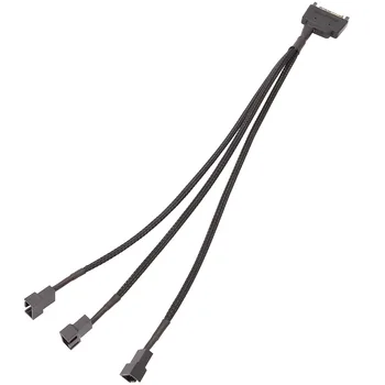 SATA to FAN computer fan cable FAN HUB SATA 15Pi revolution fan small 4Pin 3Pin set net one drag three CPU fan cable 
SATA to FAN computer fan cable FAN HUB SATA 15Pi revolution fan small 4Pin 3Pin set net one drag three CPU fan cable