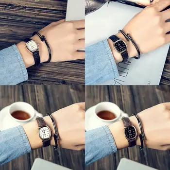 Vintage Square Thin Faux Leather Band Unisex Quartz Analog Couple Wrist Watch Ladies Dress Watches Gift Luxury
Vintage Square Thin Faux Leather Band Unisex Quartz Analog Couple Wrist Watch Ladies Dress Watches Gift Luxury