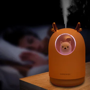 Home Appliances USB Humidifier 300ml Cute Pet Ultrasonic Cool Mist Aroma Air Oil Diffuser Romantic Color LED Lamp Humidificador
Home Appliances USB Humidifier 300ml Cute Pet Ultrasonic Cool Mist Aroma Air Oil Diffuser Romantic Color LED Lamp Humidificador