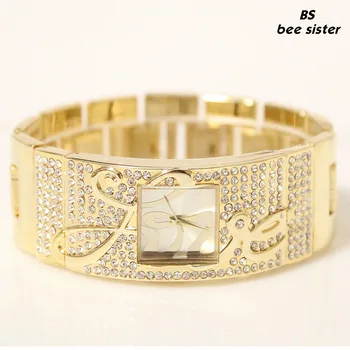 Gold Ladies Wristwatches Luxury Brand Water Resistant 30bar Woman's Diamond Quartz Watches Female Feminine Bracelet Watch
Gold Ladies Wristwatches Luxury Brand Water Resistant 30bar Woman's Diamond Quartz Watches Female Feminine Bracelet Watch