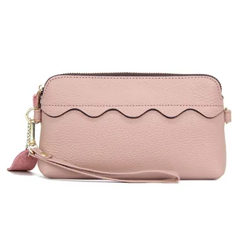 Genuine Leather Women Wallet Female Long Clutch Lady Wallet Multi-functional Money Bag Magic Zipper Coin Purse Mobile Phone Bag 
Genuine Leather Women Wallet Female Long Clutch Lady Wallet Multi-functional Money Bag Magic Zipper Coin Purse Mobile Phone Bag