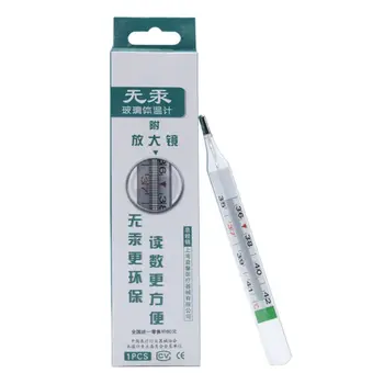 Large Scale Glass Thermometer Underarm Oral Cavity Large Body Surface with Magnifying Glass Convenient and Simple
Large Scale Glass Thermometer Underarm Oral Cavity Large Body Surface with Magnifying Glass Convenient and Simple