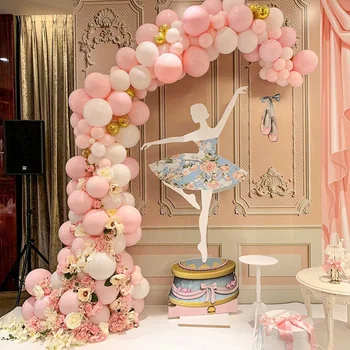 107pcs/lot Balloon Arch Garland Kit Pink White Latex Balloons Baby Shower Wedding Birthday Globos Girl Party Decoration Supplies
107pcs/lot Balloon Arch Garland Kit Pink White Latex Balloons Baby Shower Wedding Birthday Globos Girl Party Decoration Supplies