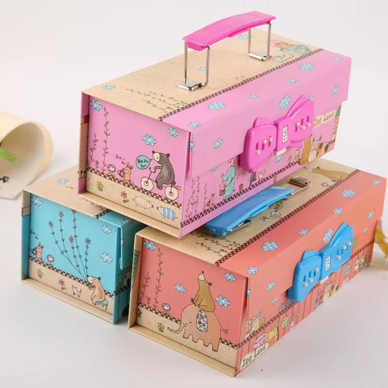 Multifunction Three-layer Pencil Case Portable Pencil Case with Password Lock Mirror Large Capacity Students Stationery Box
Multifunction Three-layer Pencil Case Portable Pencil Case with Password Lock Mirror Large Capacity Students Stationery Box
