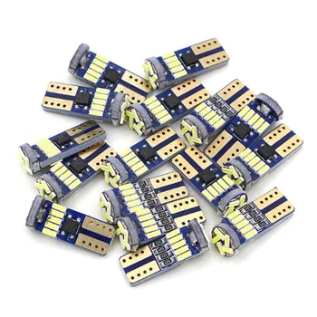 100x Car LEDs Light T10 168 194 W5W 15 LED 4014 Clearance Lamp Interior lamps Side Lights License Plate Light
100x Car LEDs Light T10 168 194 W5W 15 LED 4014 Clearance Lamp Interior lamps Side Lights License Plate Light