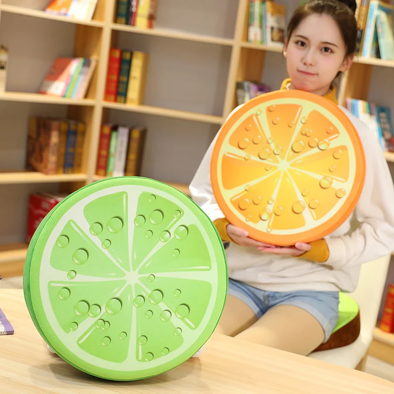 40x7cm patterns Creative plush Sponge stuffed Fruit cushions Watermelon Orange Kiwi pillow Chair cushion mat Home decor ornament
40x7cm patterns Creative plush Sponge stuffed Fruit cushions Watermelon Orange Kiwi pillow Chair cushion mat Home decor ornament