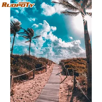 RUOPOTY Oil Painting By Numbers Kits For Adults Blue Sky And Coconut Road Scenery Paint Kits Unique Gift Handmade Framed Canva
RUOPOTY Oil Painting By Numbers Kits For Adults Blue Sky And Coconut Road Scenery Paint Kits Unique Gift Handmade Framed Canva