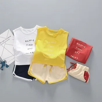 toddller boys clothes baby summer vest short sleeve two-piece suit infant kids clothes children's clothing 1-4 years old suits
toddller boys clothes baby summer vest short sleeve two-piece suit infant kids clothes children's clothing 1-4 years old suits