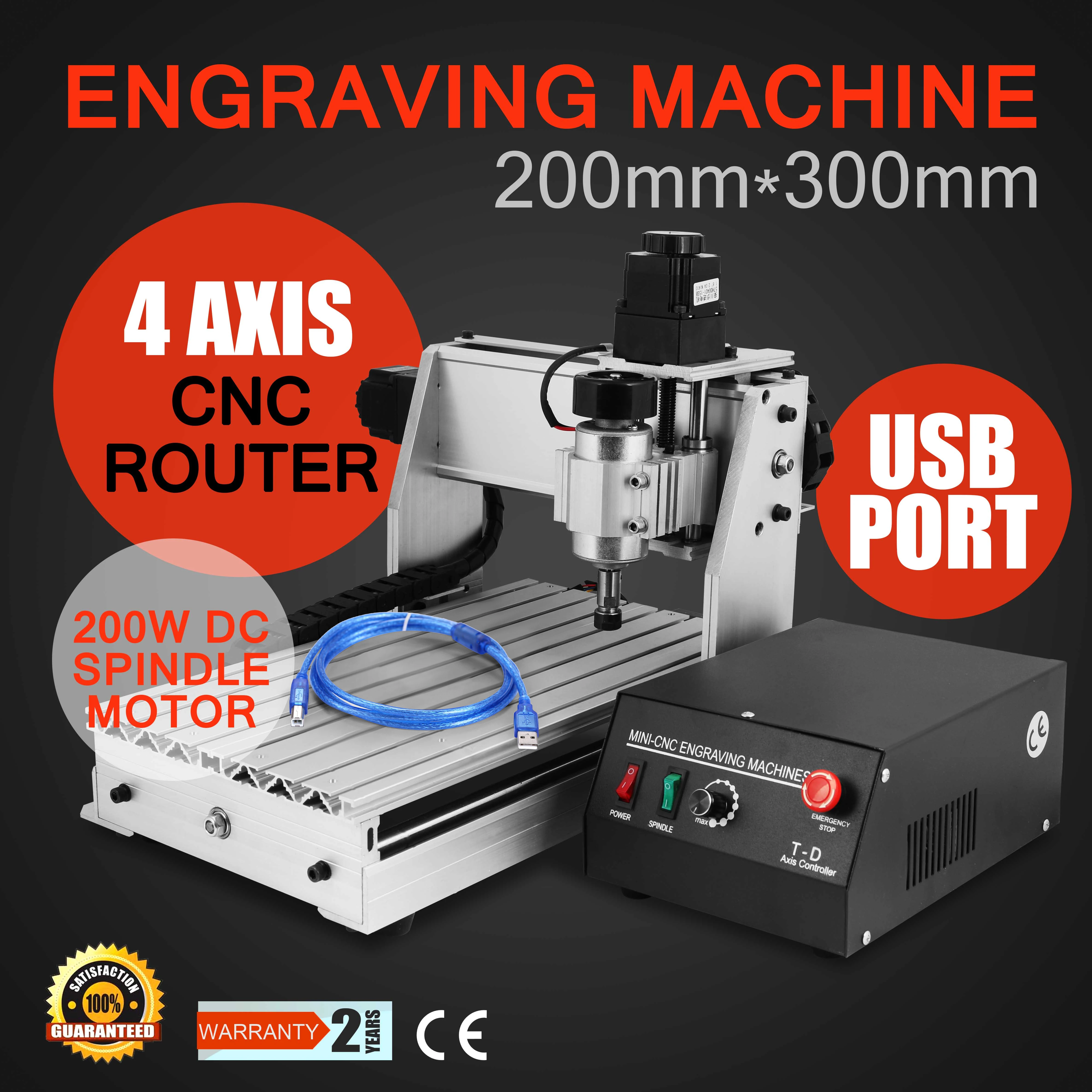 Intelligent control high precision engraving machine 4AXIS cnc 3020 router desktop 400W 3D
Intelligent control high precision engraving machine 4AXIS cnc 3020 router desktop 400W 3D