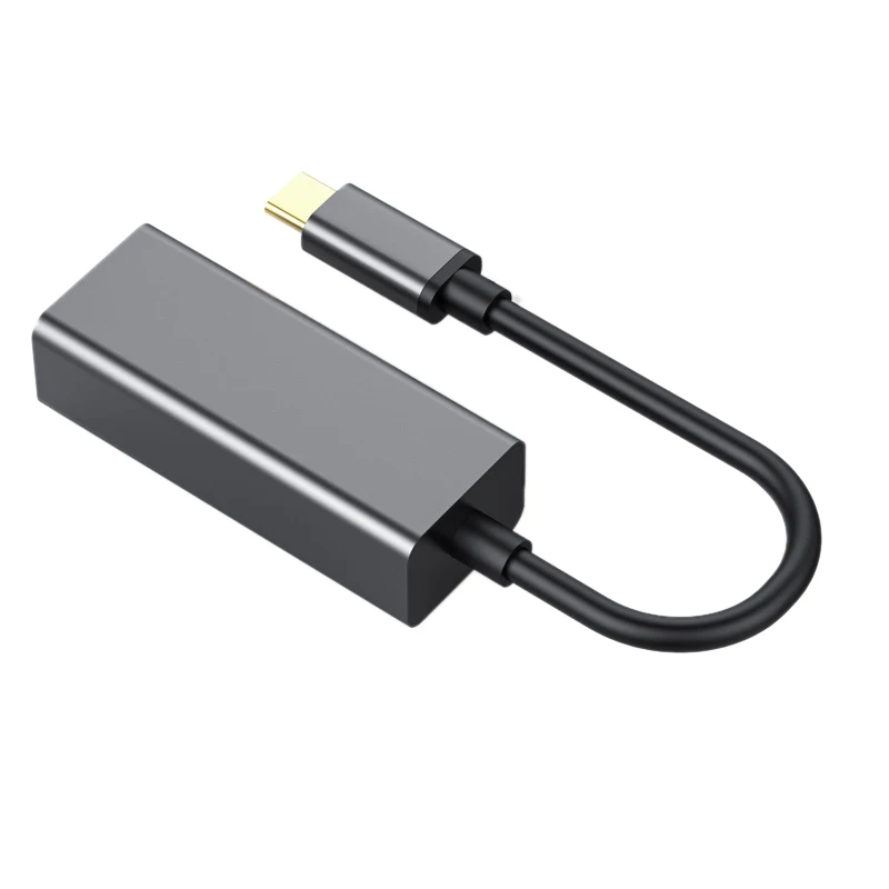Фото Typ-C Ethernet Adapter to 10/100/1000M RJ45 Lan for MacBook Type C Network Card USB | Компьютеры и офис