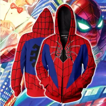 Autumn Winter 3D Print Spider-Armor MK IV Cosplay PS4 Zip Up hoodie men Jacket clothing moletom sudadera hombre
Autumn Winter 3D Print Spider-Armor MK IV Cosplay PS4 Zip Up hoodie men Jacket clothing moletom sudadera hombre