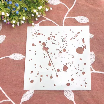 15*15 Magic clock scrapbook stencils spray plastic mold shield DIY cake hollow Embellishment printing lace ruler Christmas
15*15 Magic clock scrapbook stencils spray plastic mold shield DIY cake hollow Embellishment printing lace ruler Christmas