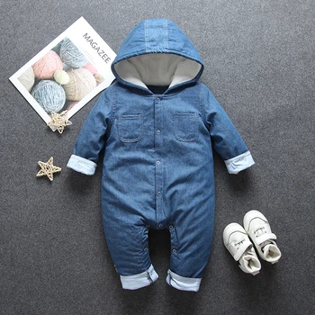 Winter Baby Girls boys Clothes cowboy Romper Infant Warm Fleece Clothing Costume Velvet Coat Snowsuit Overalls 
Winter Baby Girls boys Clothes cowboy Romper Infant Warm Fleece Clothing Costume Velvet Coat Snowsuit Overalls
