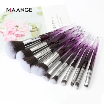 MAANGE 5/10 Pcs Diamond Makeup Brush Set Professional Cosmetic Powder Foundation Eyebrow Eye Shadow Lip Blush Makeup Brushes Kit
MAANGE 5/10 Pcs Diamond Makeup Brush Set Professional Cosmetic Powder Foundation Eyebrow Eye Shadow Lip Blush Makeup Brushes Kit