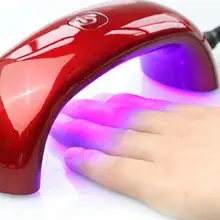 Мини 9 Вт светодиодный Сушилка для ногтей портативная лампа для маникюра для УФ-гель для ногтей лак автоматический выбор времени USB Маникюрн...(China)