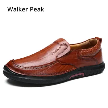 Men Loafers Genuine Leather Business Flat for Mens Shoes Slip on Boat Shoe Moccasin Breathable 2019 Spring Brand Walker Peak
Men Loafers Genuine Leather Business Flat for Mens Shoes Slip on Boat Shoe Moccasin Breathable 2019 Spring Brand Walker Peak