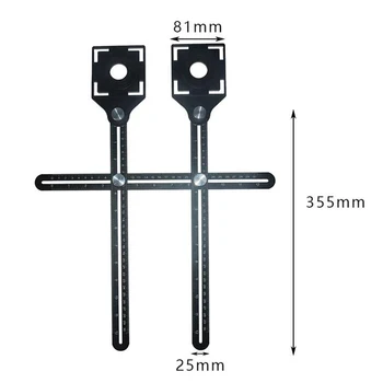 Tile Hole Locator - Multi-Functional Adjustable Tool Masonry Glass Fixed Punch Angle Measuring Ruler Tile Artifact Template
Tile Hole Locator - Multi-Functional Adjustable Tool Masonry Glass Fixed Punch Angle Measuring Ruler Tile Artifact Template