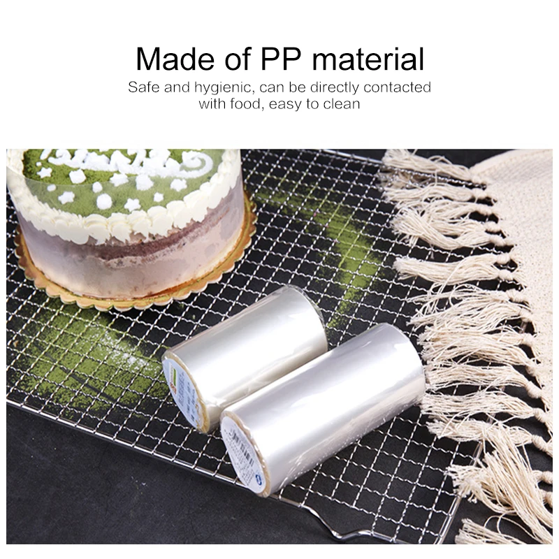 8/10CM 1 Roll Transparent Clear Mousse Surrounding Edge Wrap Tape Baking Cake Collar Roll DIY Home & Kitchen Accessories
8/10CM 1 Roll Transparent Clear Mousse Surrounding Edge Wrap Tape Baking Cake Collar Roll DIY Home & Kitchen Accessories