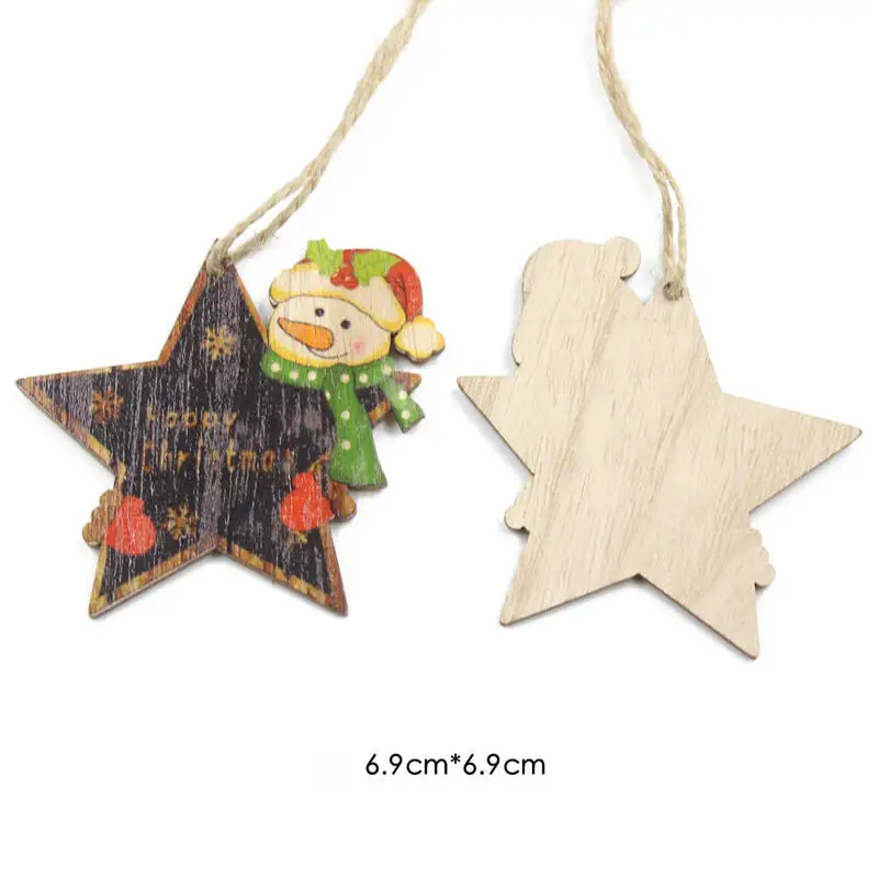 wood craft for xmas tree ornament christmas party decorations