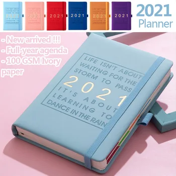 2021 Daily Schedule Planner Calendar Notebook with Elastic Band Pen Holder for Home Office Students Supplies A5 Size
2021 Daily Schedule Planner Calendar Notebook with Elastic Band Pen Holder for Home Office Students Supplies A5 Size
