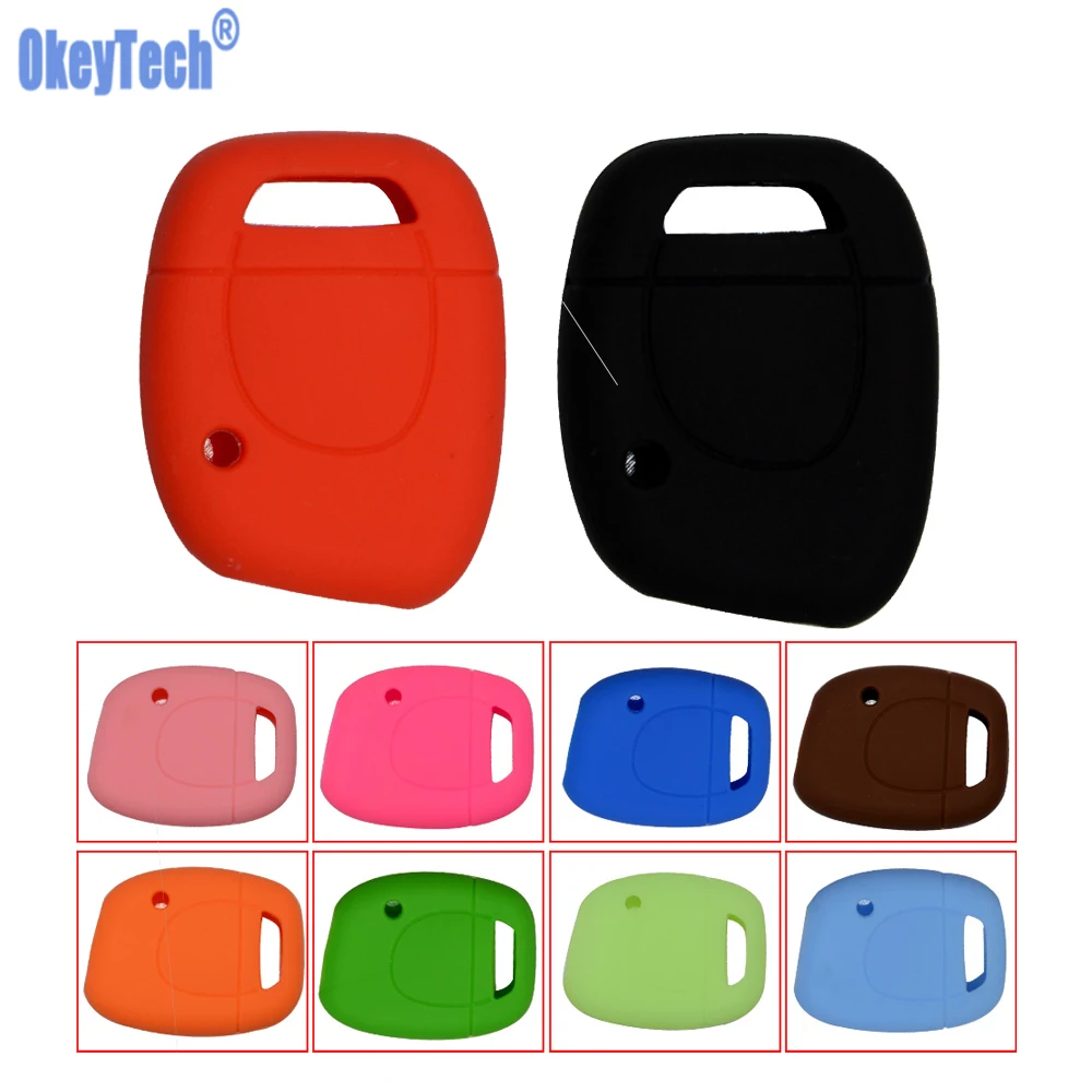 Fashion Silicone Car Key Cover New Replacement Shell for Renault Twingo Clio Master Kango 1 Button Key Case Cover Free Shipping
Fashion Silicone Car Key Cover New Replacement Shell for Renault Twingo Clio Master Kango 1 Button Key Case Cover Free Shipping