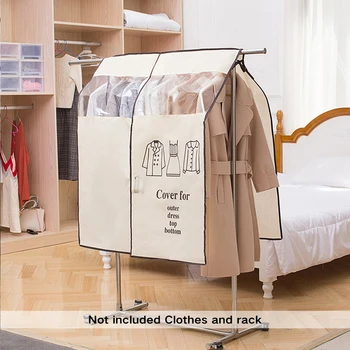 Closet Organizer Protector Dress Hanging Suit Clothes Dust Cover Non-woven Hanger Garment Coat Transparent Storage Case Pouch
Closet Organizer Protector Dress Hanging Suit Clothes Dust Cover Non-woven Hanger Garment Coat Transparent Storage Case Pouch